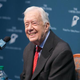 Former President Jimmy Carter discusses his cancer diagnosis during a press conference at the Carter Center Aug. 20, 2015, in Atlanta. Carter confirmed that he has melanoma that has spread to his liver and brain.
Jessica McGowan/Getty Images